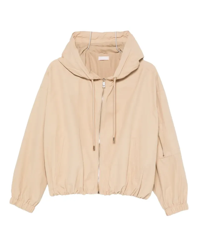 Liu Jo drawstring hooded jacket - Nude Nude