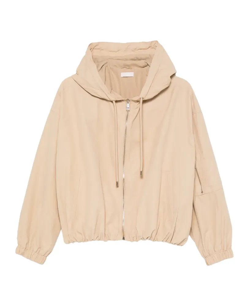 Liu Jo drawstring hooded jacket - Nude Nude