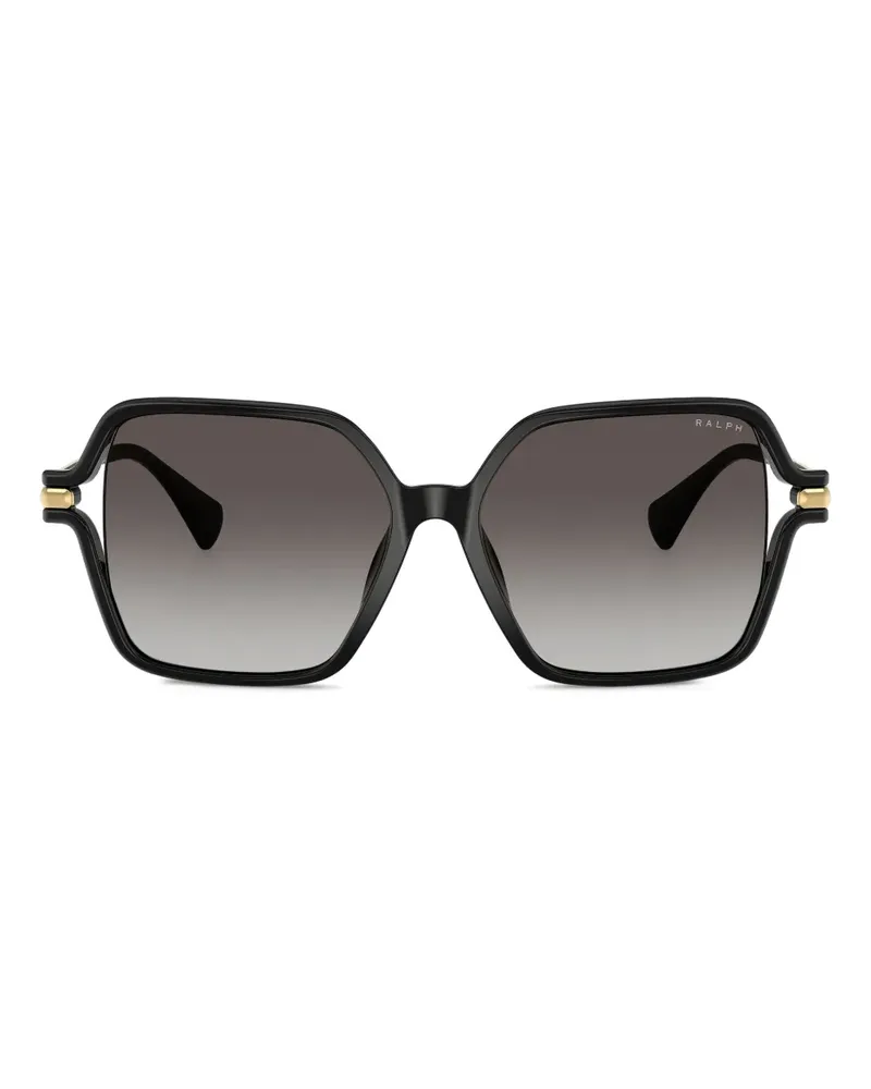 Ralph Lauren Sonnenbrille mit eckigem Gestell - Schwarz Schwarz