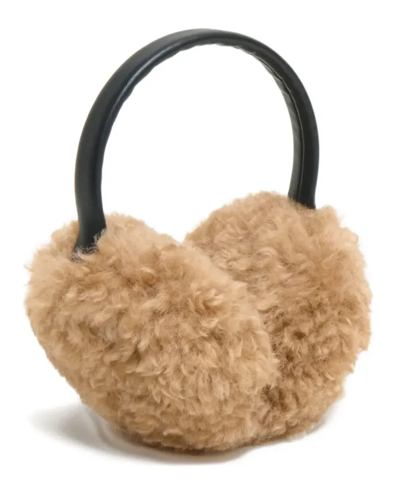 APPARIS Esme bouclette ear muffs - Nude Nude