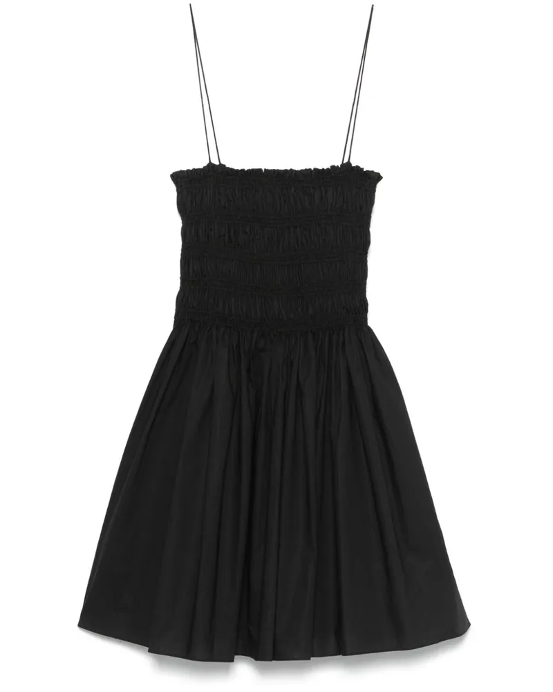 Matteau Minikleid mit Faltendetails - Schwarz Schwarz