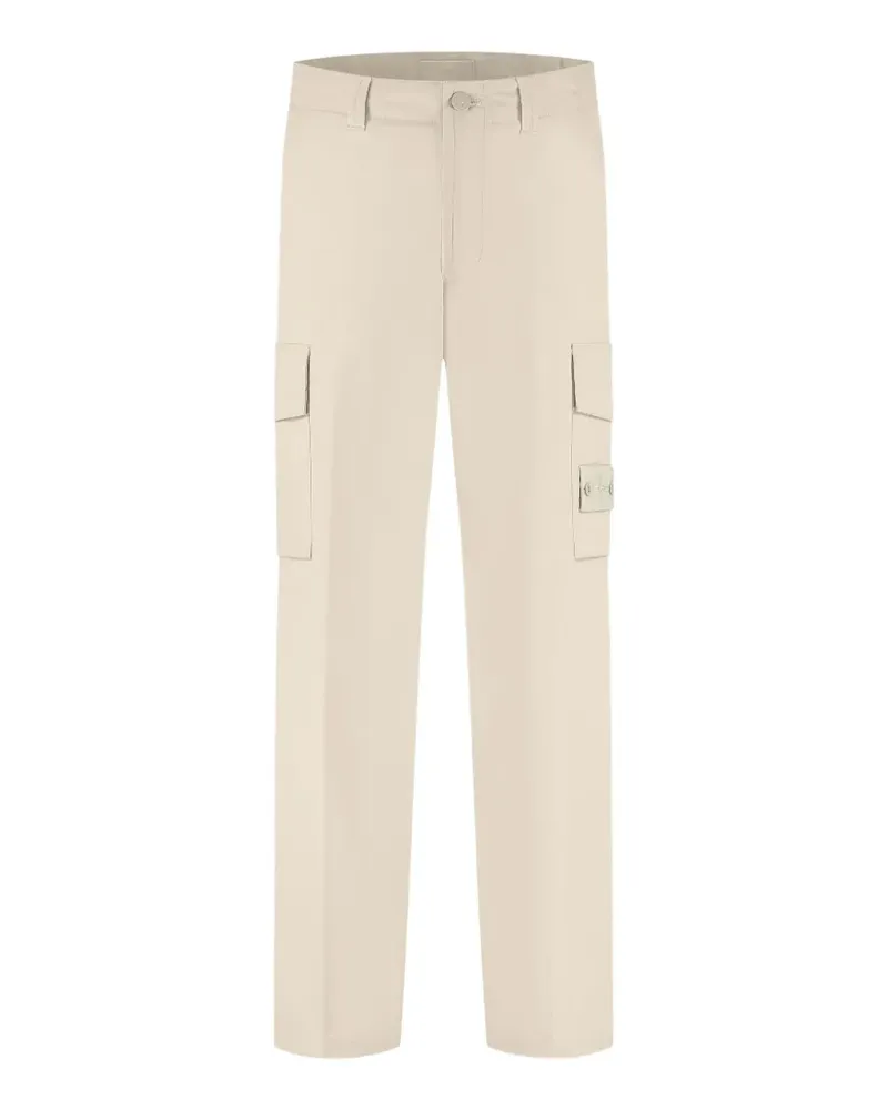 Stone Island logo-patch cargo pants - Nude Nude