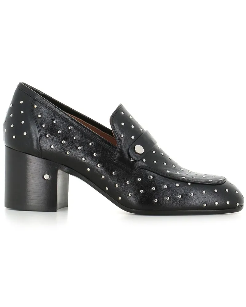 Laurence Dacade Loafer mit Nieten 70mm - Schwarz Schwarz