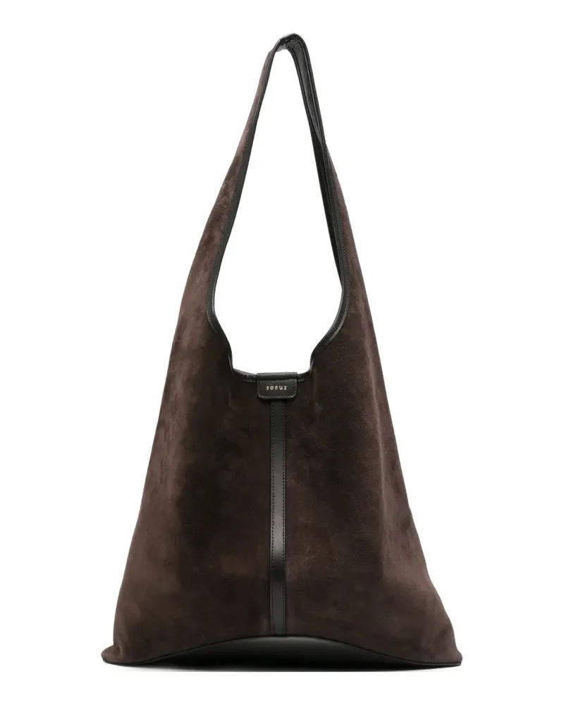 Soeur Delice Tote Bag aus Wildleder - Braun Braun