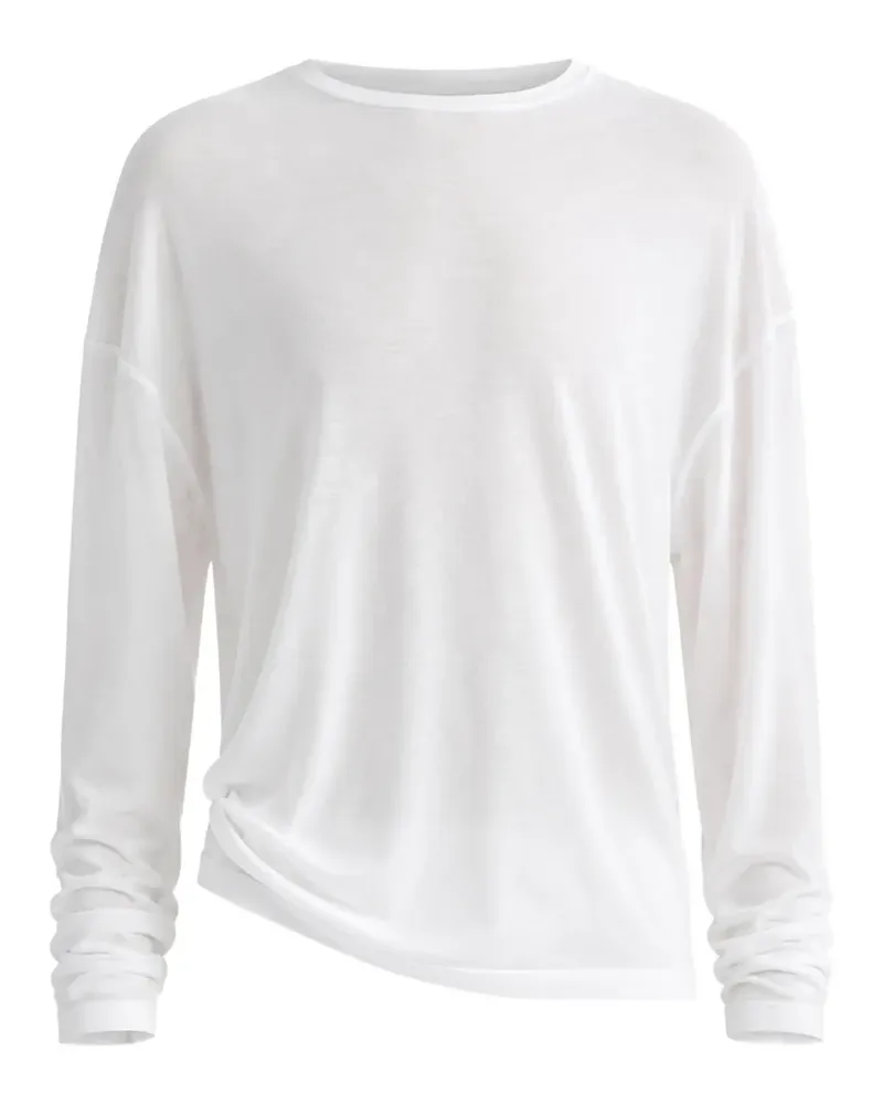 AGOLDE Sasha Langarmshirt - Weiß Weiß