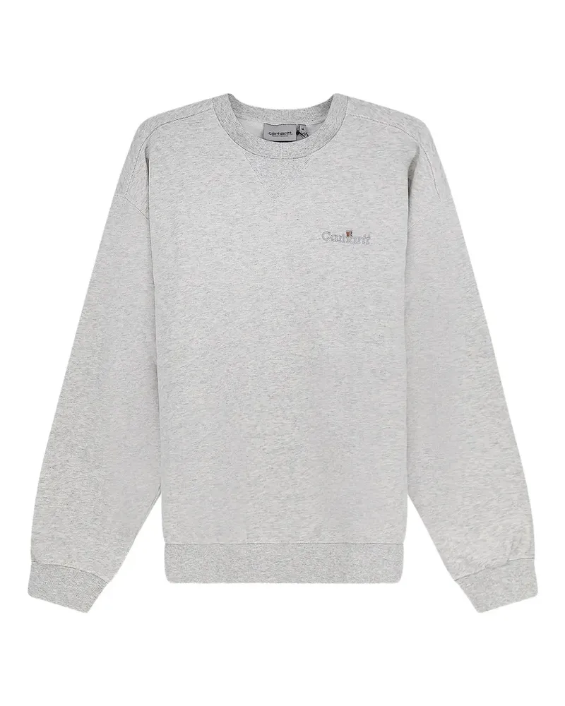 Carhartt WIP Sweatshirt mit Logo-Stickerei - Grau Grau