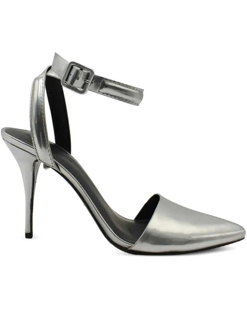 Alexander Wang ankle-strap pointed-toe pumps - Silber Silber