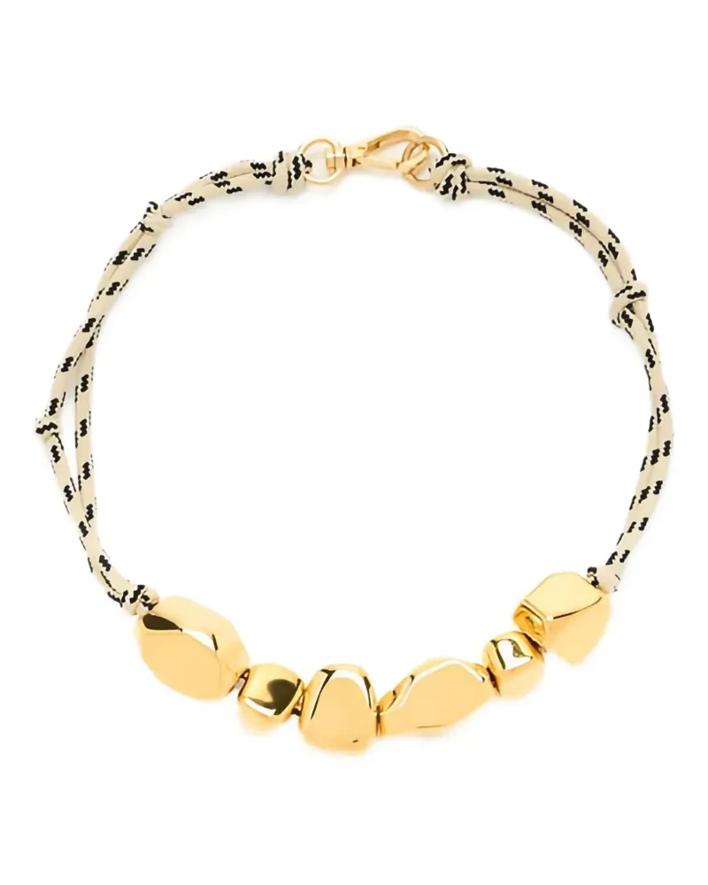 PLAN C Halskette mit Perlen - Gold Gold