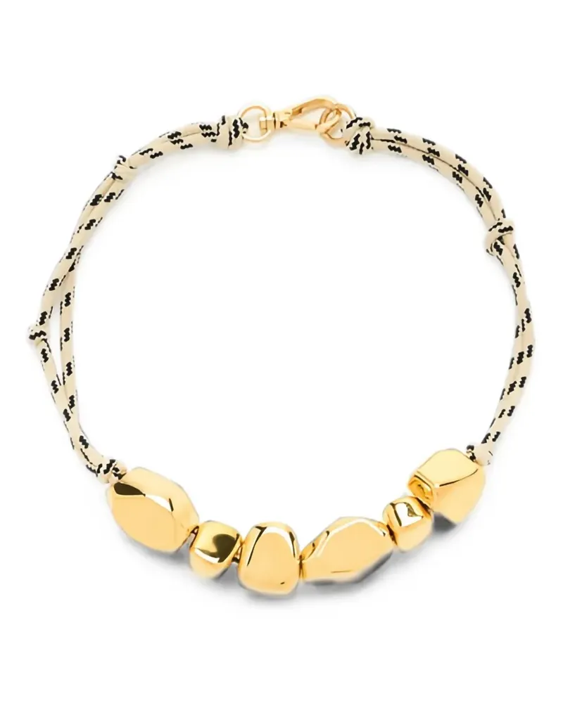 PLAN C Halskette mit Perlen - Gold Gold