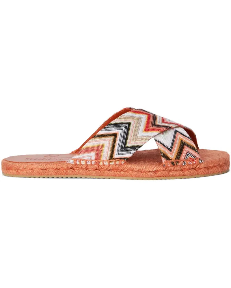 Missoni Espadrilles mit Zickzackmuster - Rot Rot