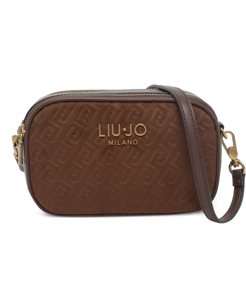 Liu Jo Schultertasche mit Logo-Prägung - Braun Braun