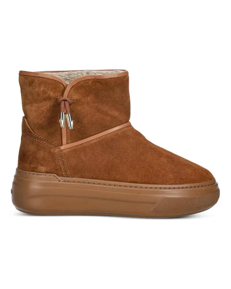 Furla Stiefel mit Plateau - Braun Braun