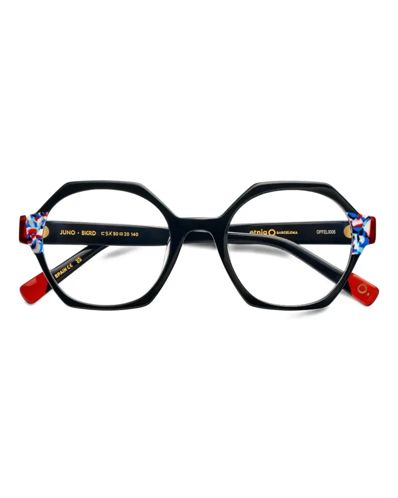 Etnia Barcelona Juno geometric-frame glasses - Schwarz Schwarz