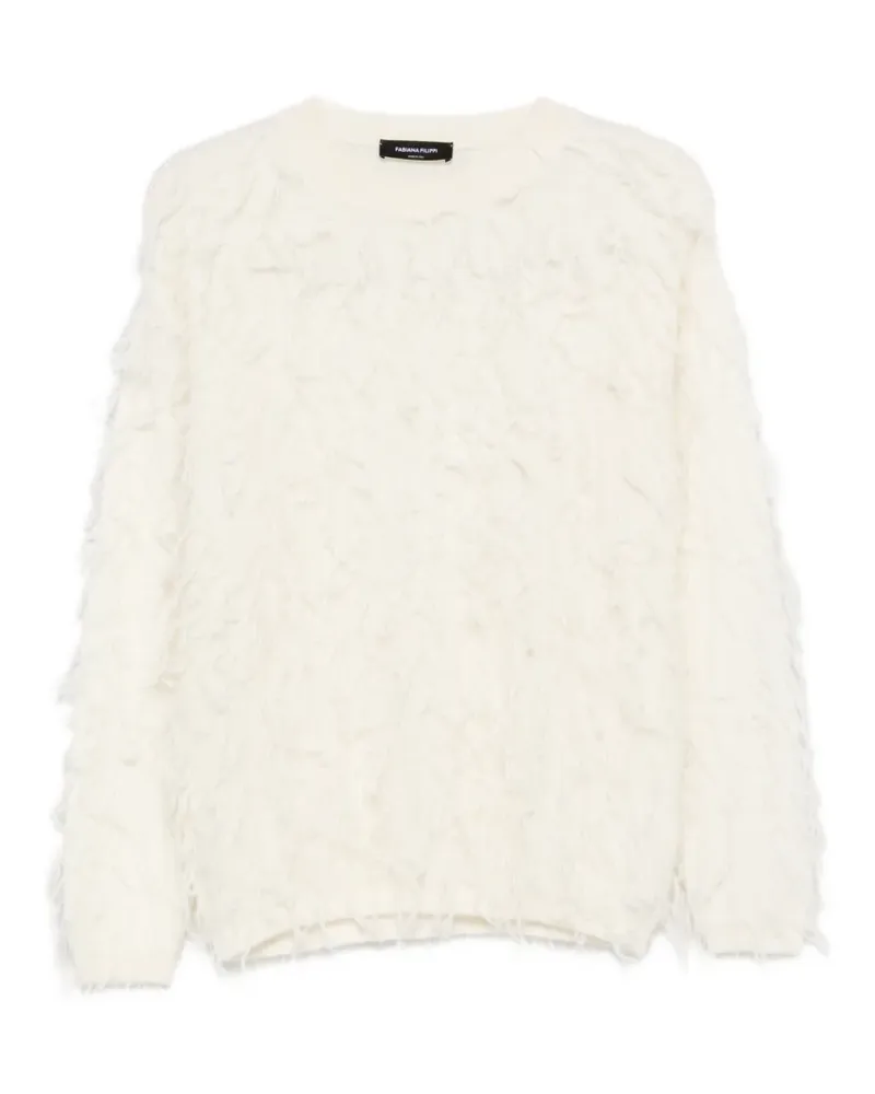 Fabiana Filippi Pullover mit Fransendetail - Nude Nude