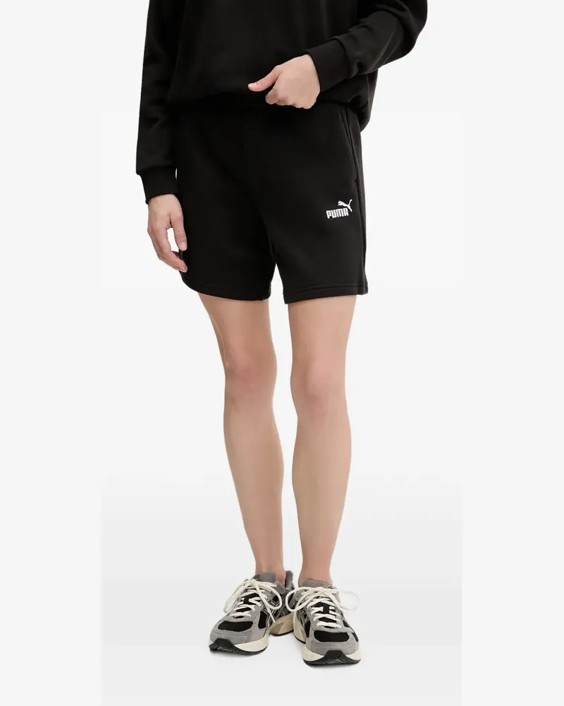 Puma Set aus Shorts und Hoodie mit Logo - Schwarz Schwarz
