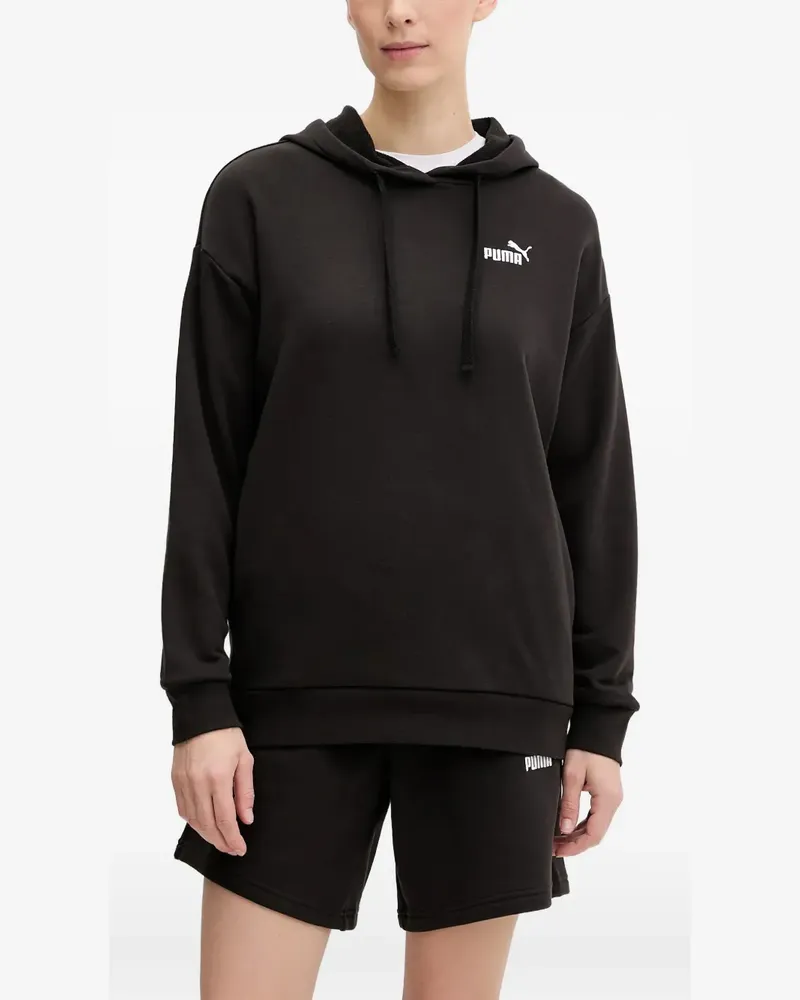 Puma logo-print shorts and hoodie set - Schwarz Schwarz