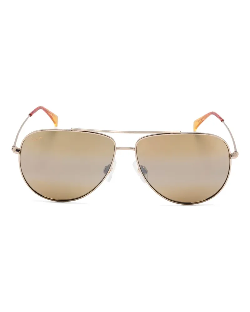 Maui Jim Getönte Pilotenbrille - Gold Gold