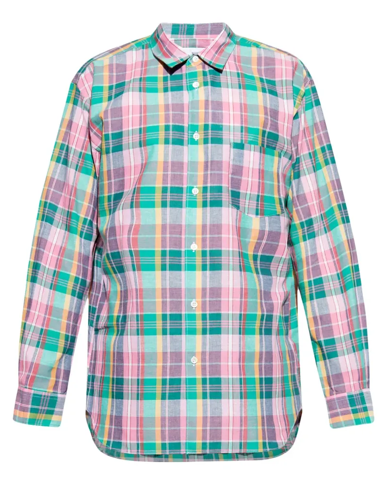 Comme des Garçons Kariertes Hemd - Grün Grün