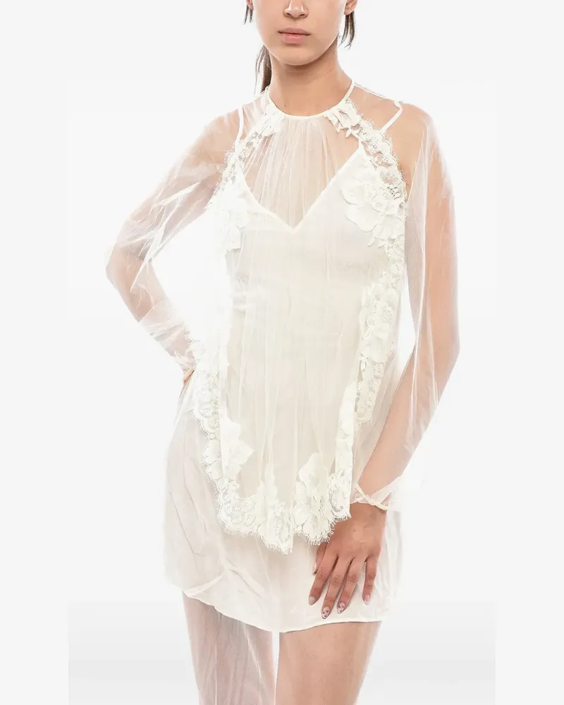 Stella McCartney Sophia asymmetric dress - Nude Nude