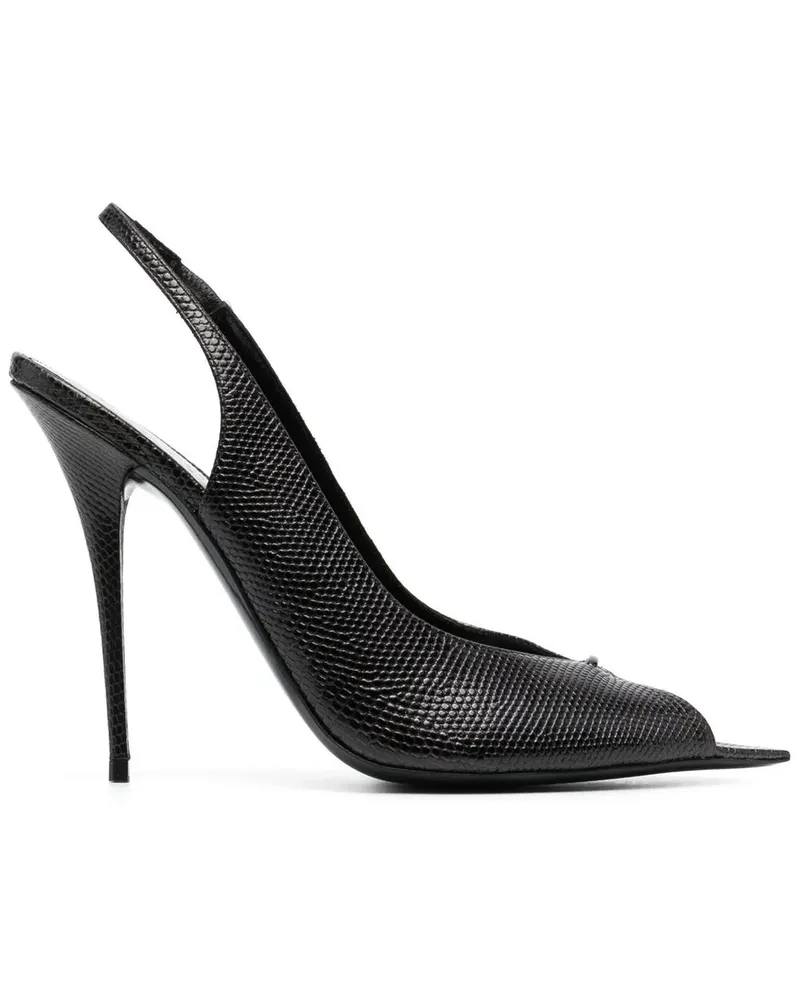 Saint Laurent Lola Slingback-Pumps 110mm - Schwarz Schwarz