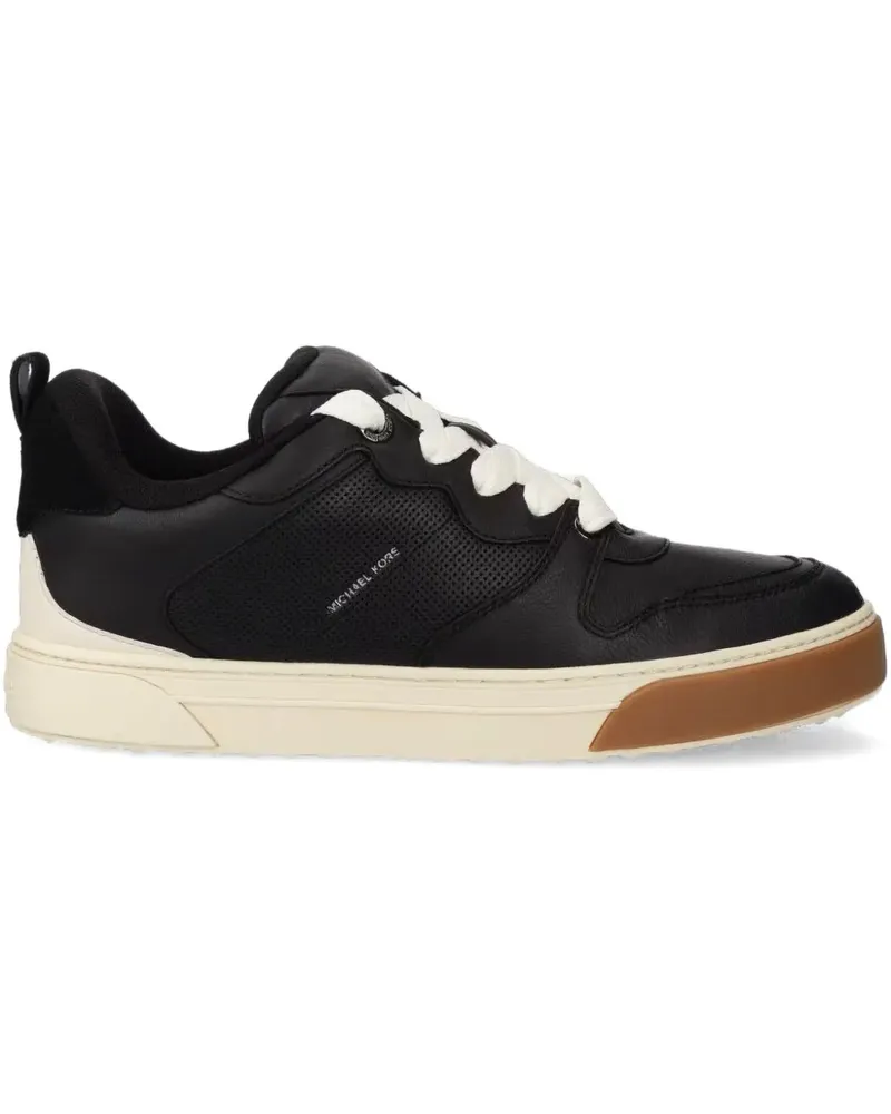 Michael Kors Sneakers aus Leder - Schwarz Schwarz