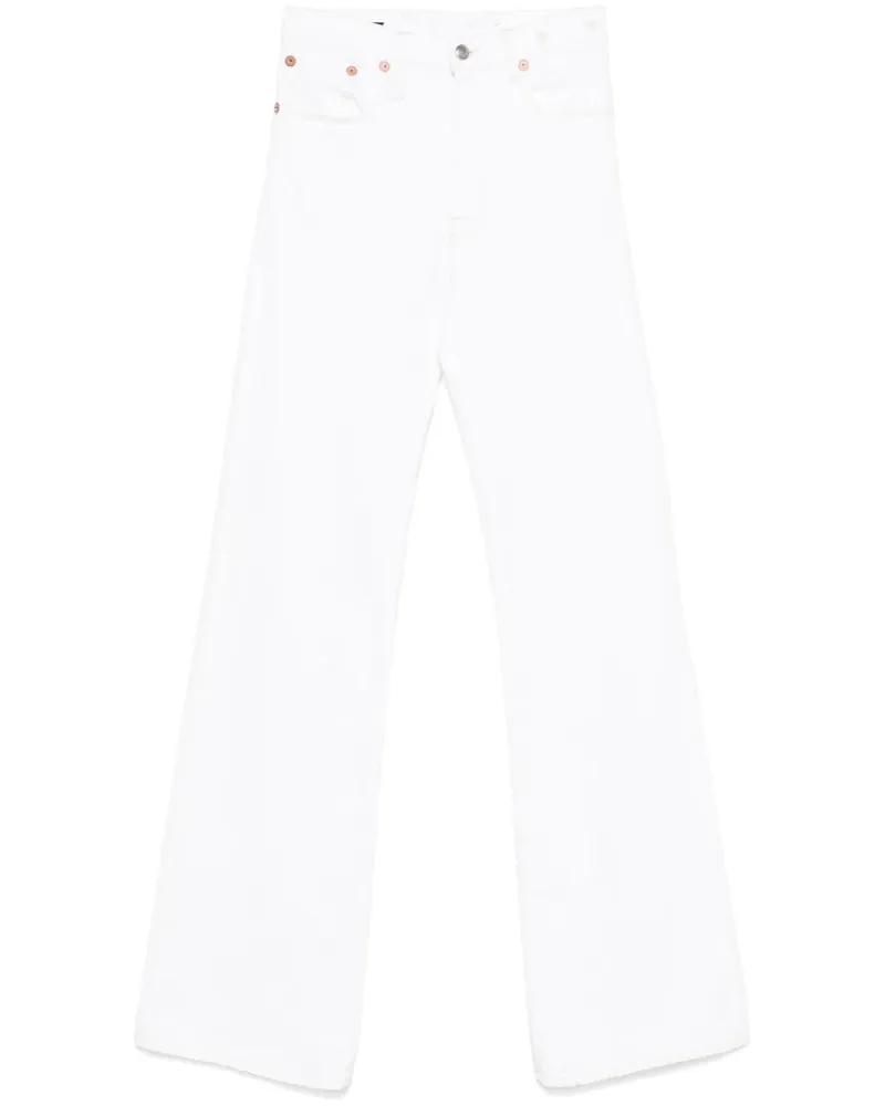 R13 Jane Jeans - Weiß Weiß