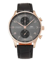 IWC Ungetragener Portugieser Chronograph 41mm Schwarz