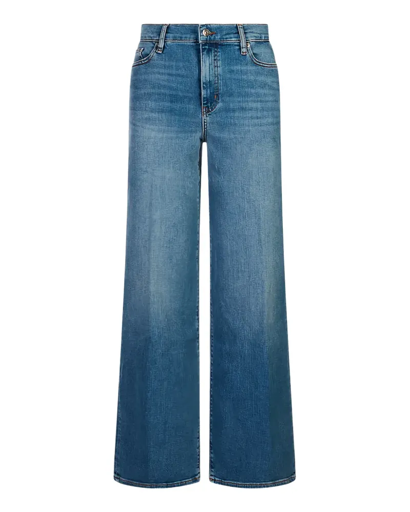 Frame Denim faded Le Slim Palazzo pants - Blau Blau