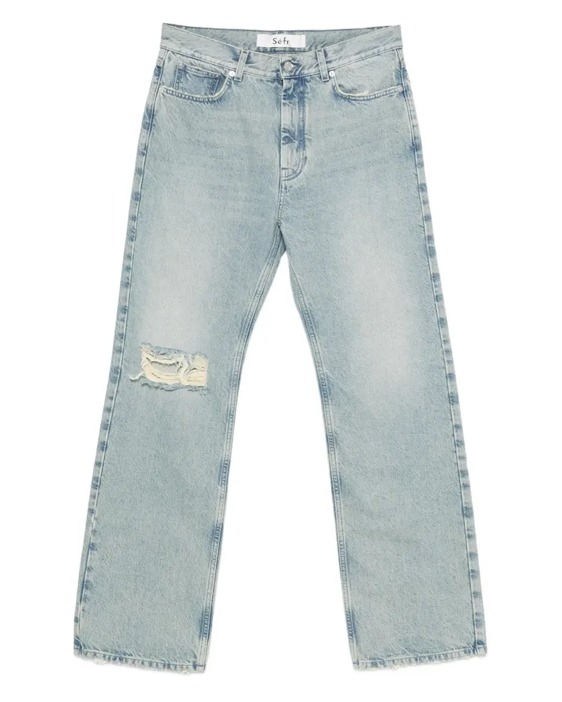 Séfr ripped swirl jeans - Blau Blau