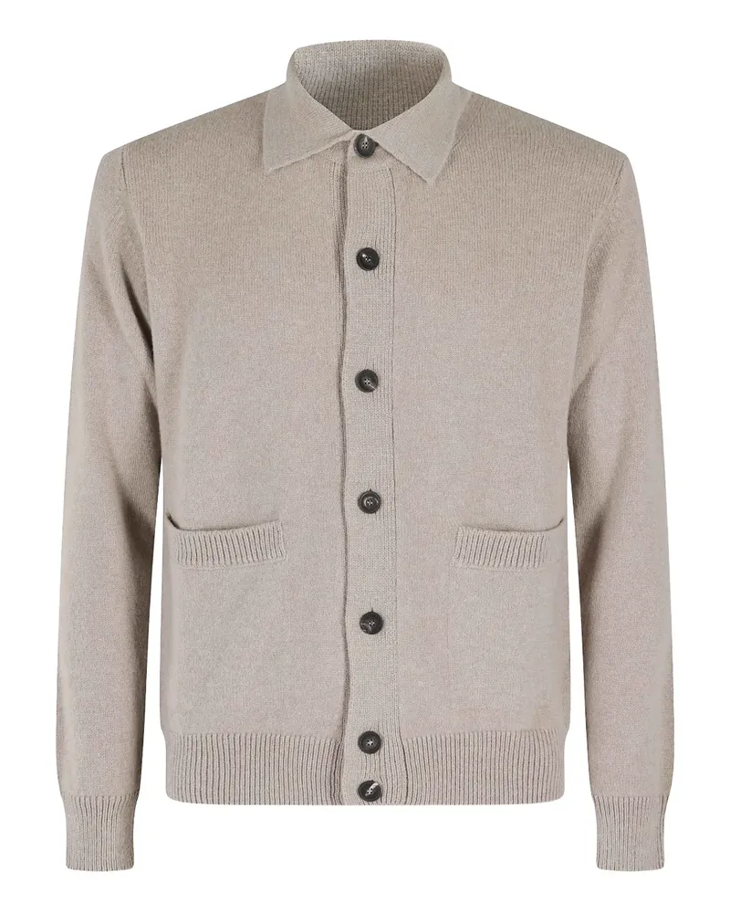 Filippo de Laurentiis Cardigan mit geknöpfter Tasche - Nude Nude
