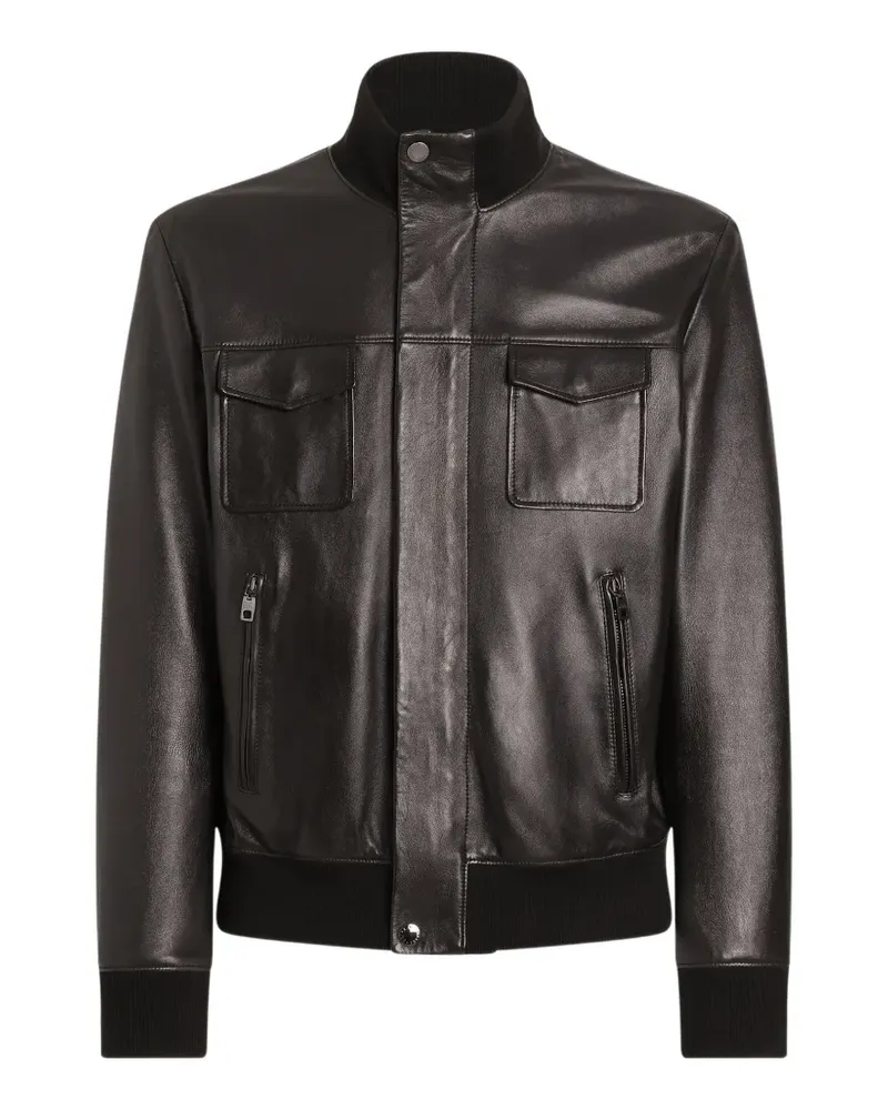 Dolce & Gabbana Bomberjacke aus Lammleder - Braun Braun