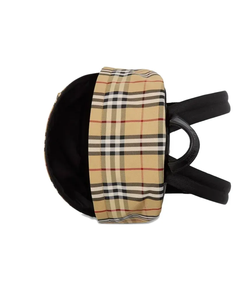 Burberry check-pattern backpack - Nude Nude