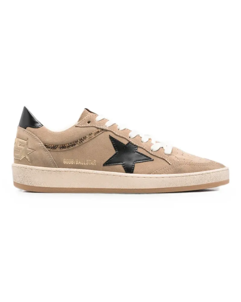 Golden Goose Ball Star suede sneakers - Nude Nude