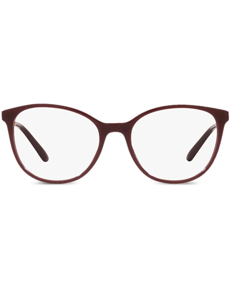 Dolce & Gabbana Brille mit Logo-Schild - Rot Rot