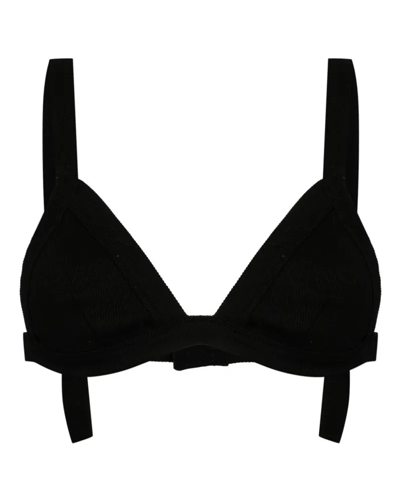 Natasha Zinko BH mit Logo - Schwarz Schwarz