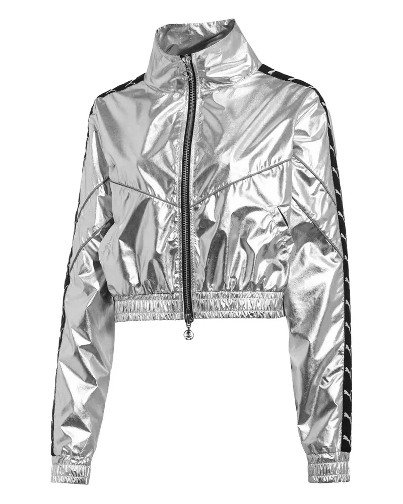 Puma T-Shirt mit Reißverschluss - Silber Silber