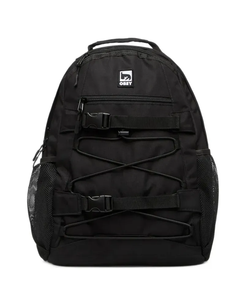 Obey Commuter Rucksack mit Schnalle - Schwarz Schwarz