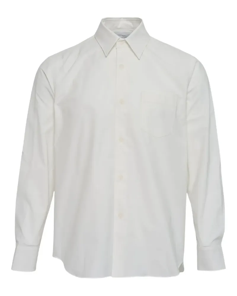 Fumito Ganryu Watteau shirt - Weiß Weiß