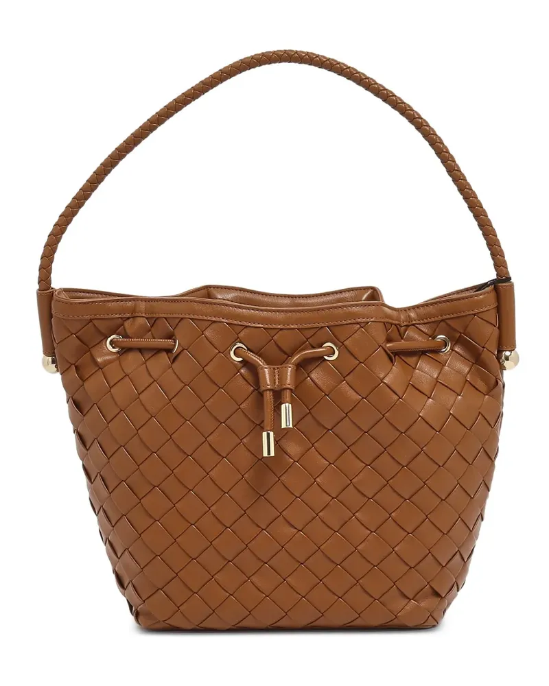 Twin-Set woven drawstring tote bag - Braun Braun