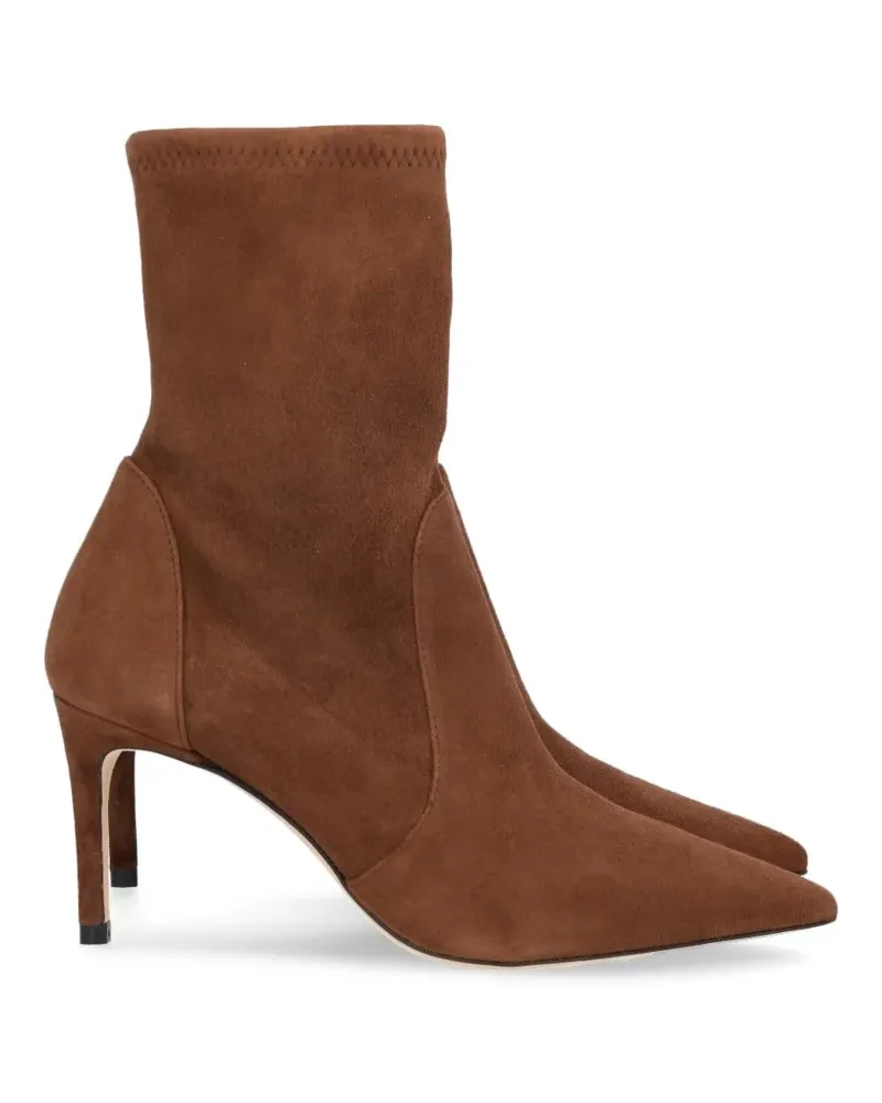 Stuart Weitzman Stuart Power Stiefeletten aus Wildleder - Braun Braun