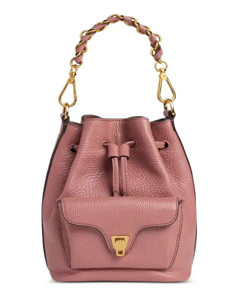 Coccinelle Beat Generation leather bucket bag - Rosa Rosa