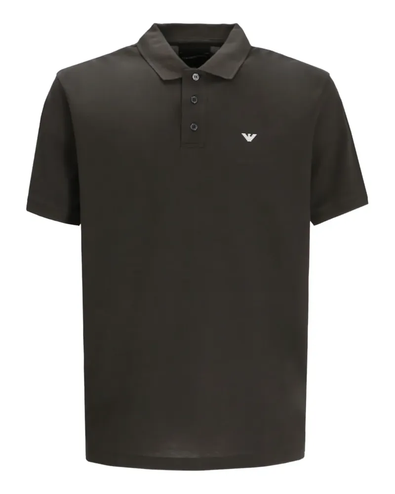 Emporio Armani Poloshirt mit Adler-Logo - Grün Grün