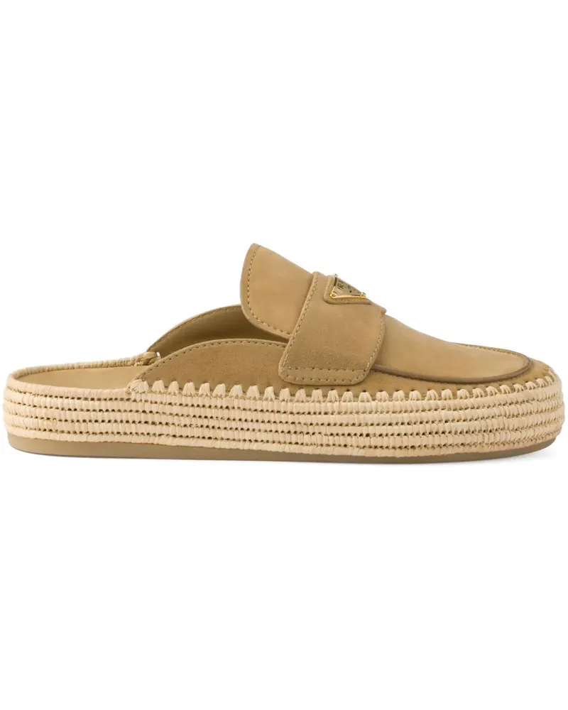 Prada Espadrilles aus Wildleder - Nude Nude