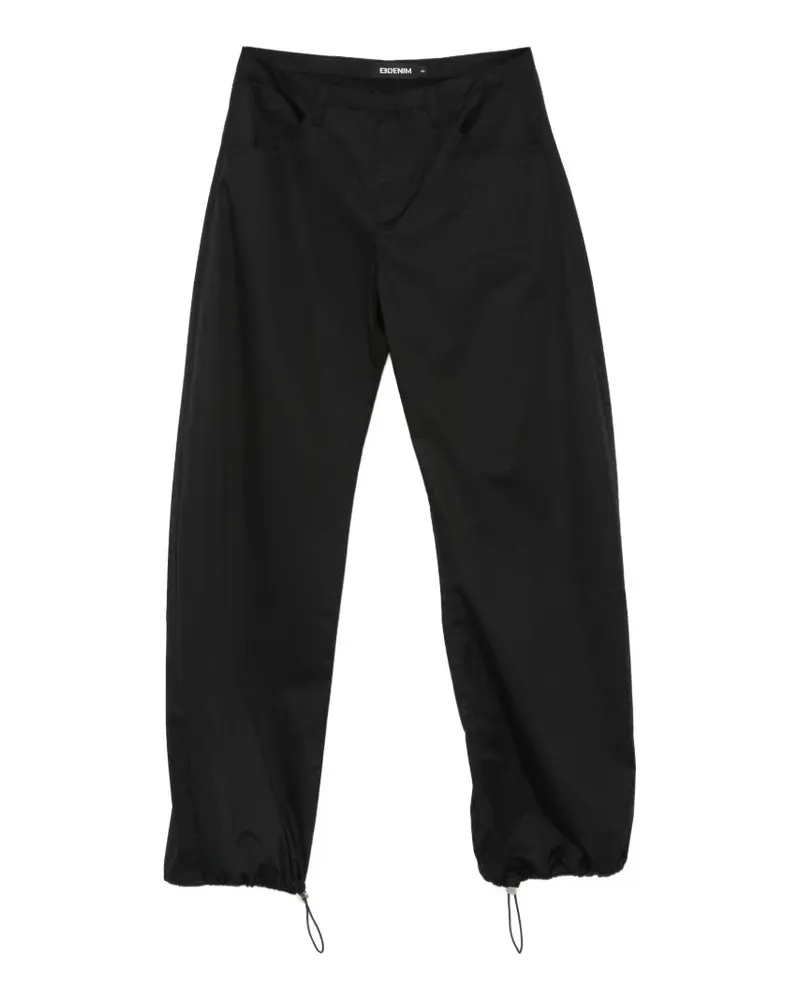 EB Denim Isla Cinch belt-loop trousers - Schwarz Schwarz