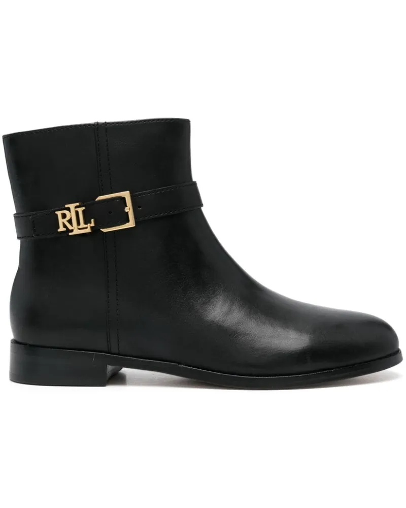 Ralph Lauren Brooke Stiefel - Schwarz Schwarz