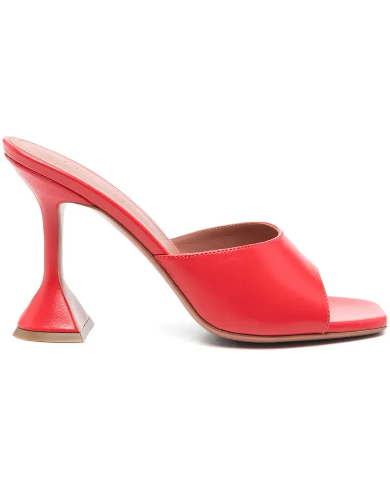 Amina Muaddi Lupita Mules 95mm - Rot Rot