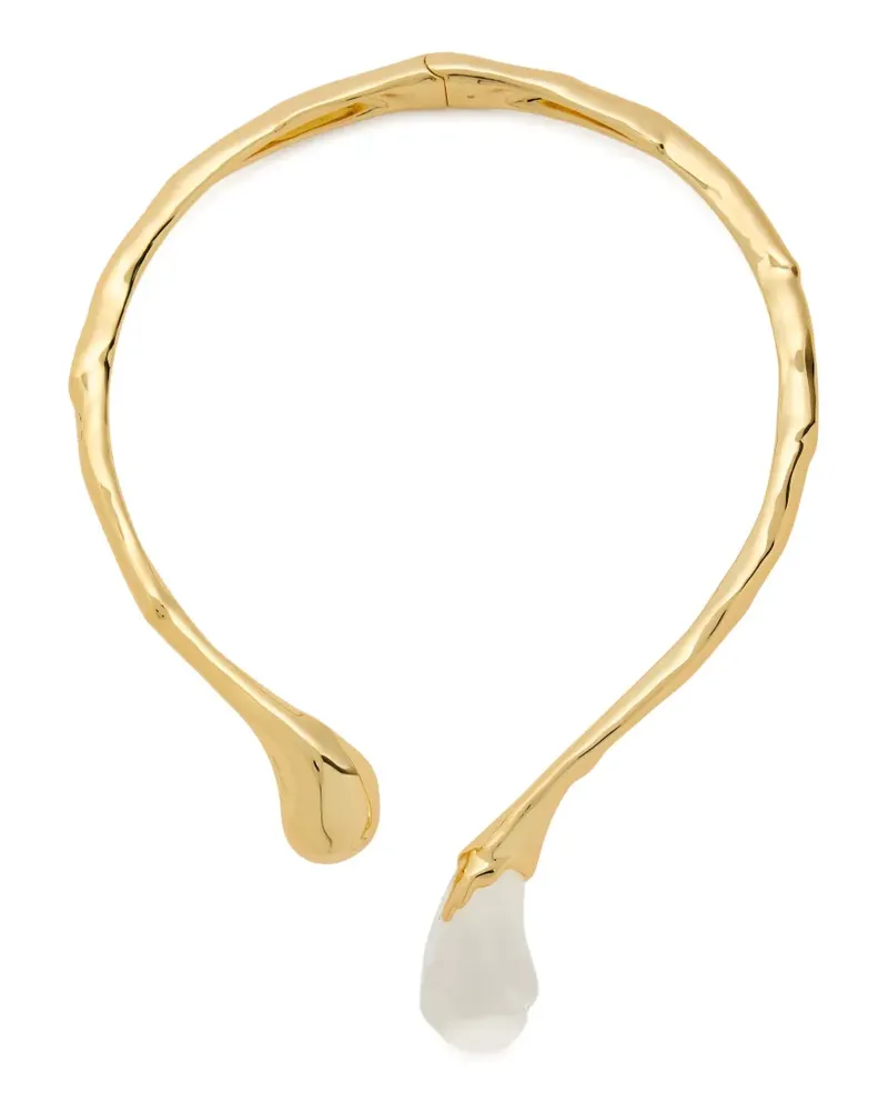 Alexis Bittar Liquid choker necklace - Gold Gold