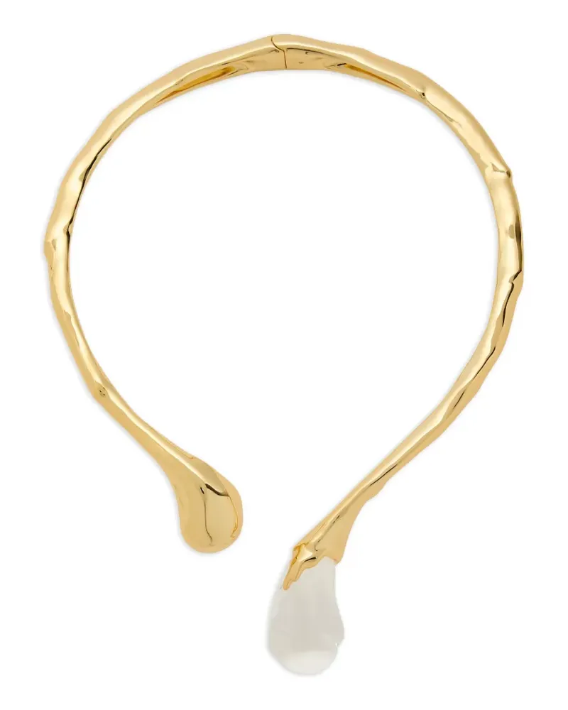 Alexis Bittar Liquid choker necklace - Gold Gold