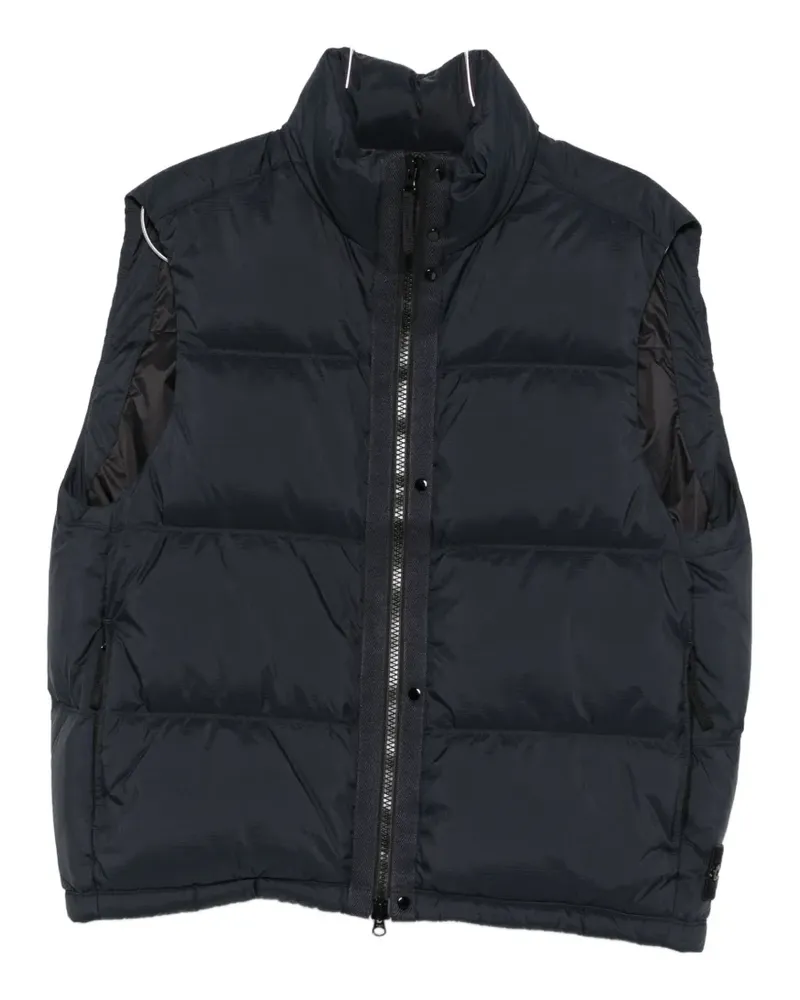 Stone Island padded ripstop gilet - Blau Blau