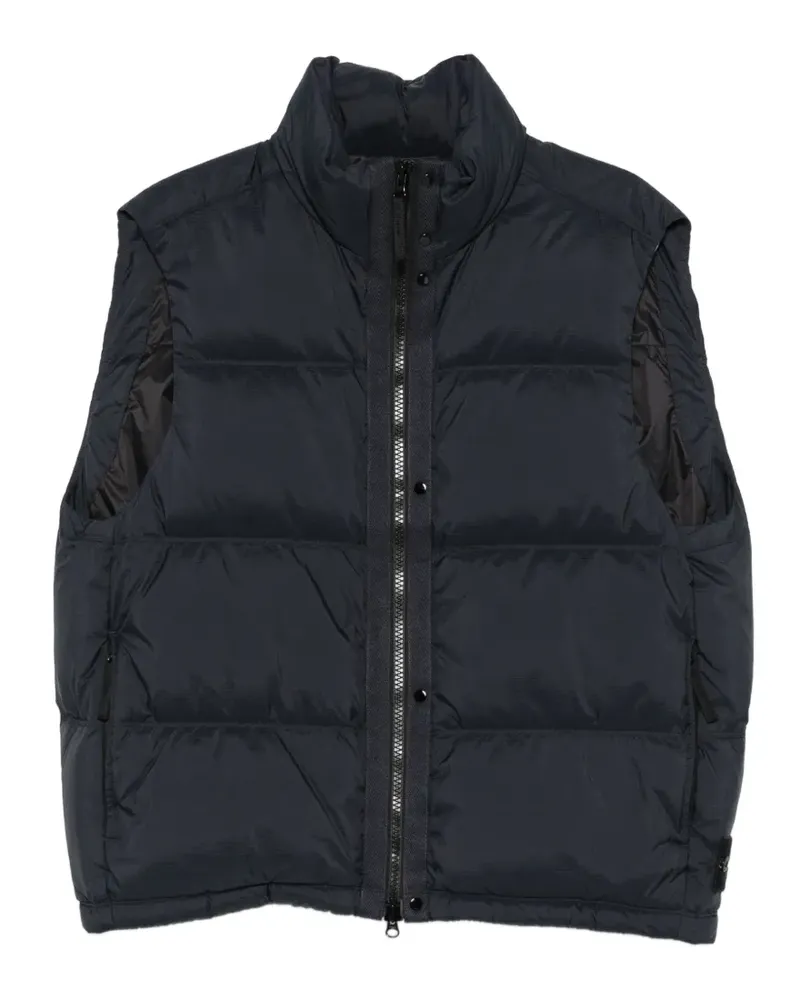 Stone Island padded ripstop gilet - Blau Blau